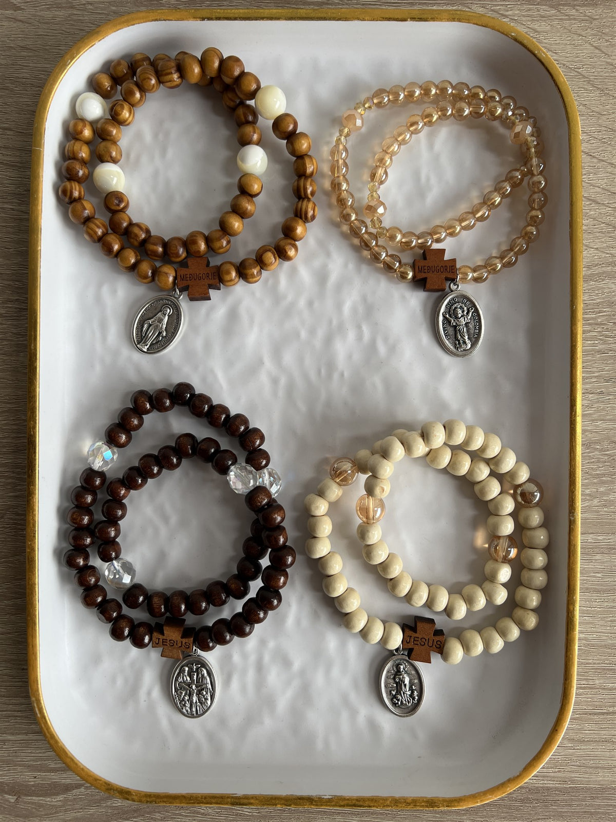 Colección de Rosarios de Mano Gospa De Fe